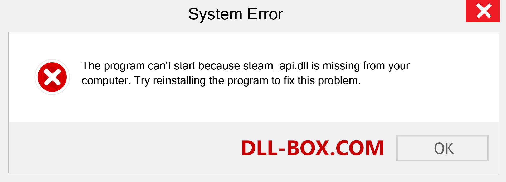  steam_api.dll file is missing?. Download for Windows 7, 8, 10 - Fix  steam_api dll Missing Error on Windows, photos, images